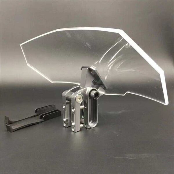Second image of AIRFLOW ADJUSTABLE WINDSCREEN WIND DEFLECTOR UNIVERSAL MOTORCYCLE KAWASAKI BMW DUCATI HONDA BENELLI TRIUMPH YAMAHA KTM