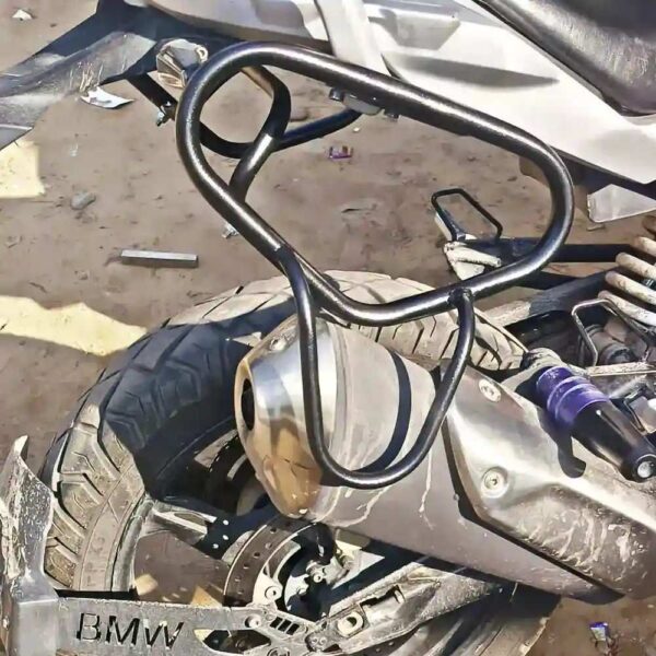 Saddle Stay with Silencer Side Protection and Bag Heat Shield for bmw 310 gs and bmw g 310 r