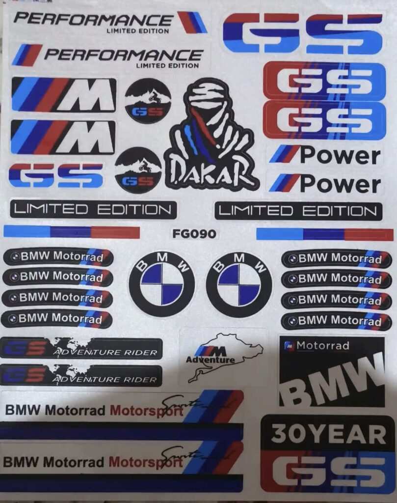 Dakar Reflective Sticker Pack
