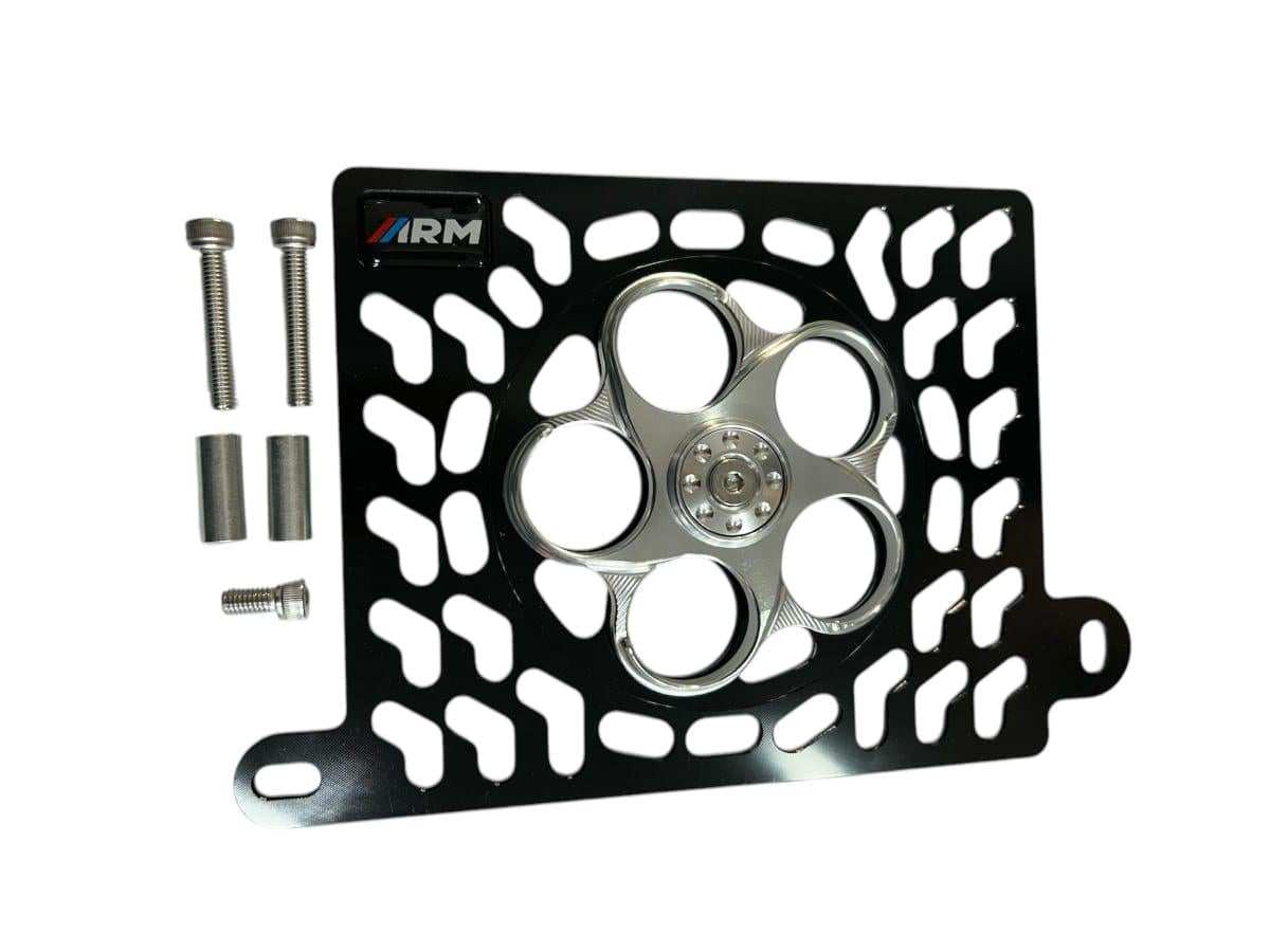 Second image of YAMAHA AEROX CNC RADIATOR GRILL RADIATOR GUARD CNC ( BLACK )