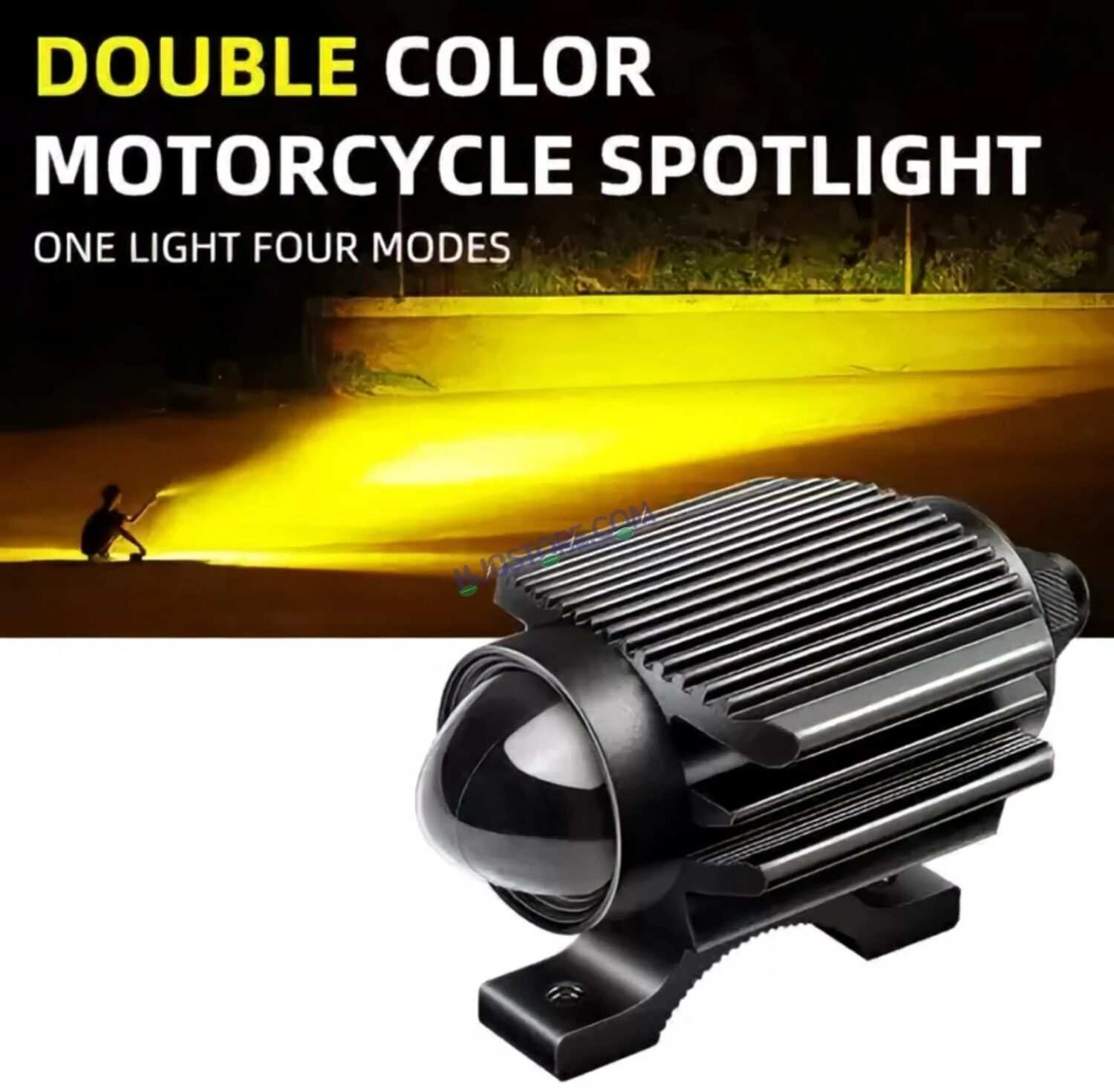 Second image of HJG Devil Fly Foglight 40W with Red DRL Mini Fly Foglight Light Red Devil Eye Light Multiple Connecting Red Yellow White Color HJG Mini Devil Fly Foglight, Pack of 1