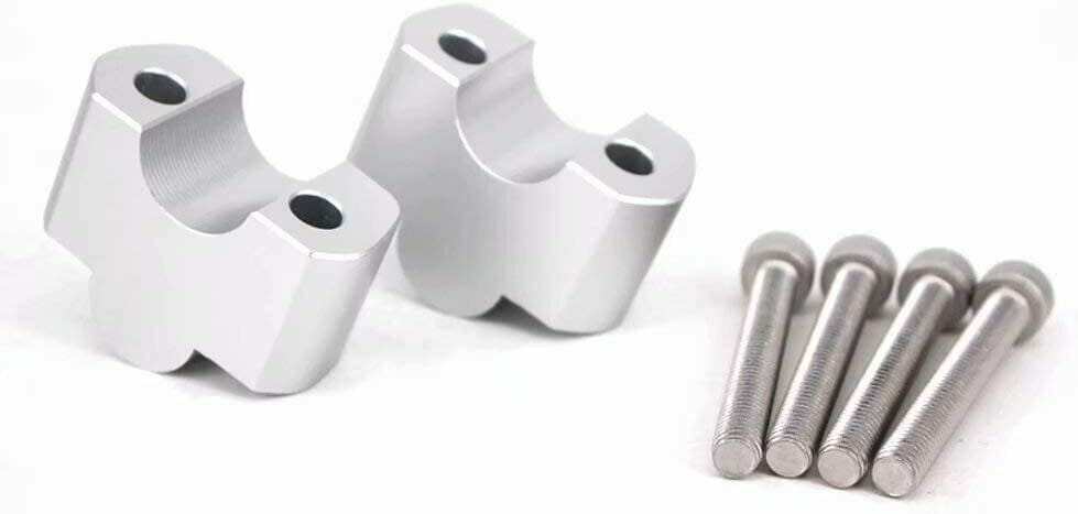 Second image of BMW ACCESSORIES INDIA CNC HANDLEBAR RISER CLAMP ADAPTER BMW G310GS G310R