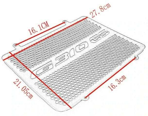 Second image of BMW 310 GS RADIATOR GUARD GRILL