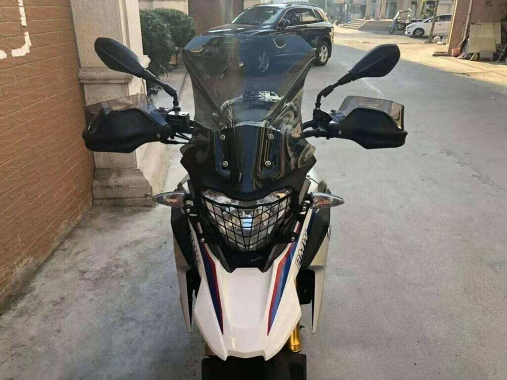 Second image of BMW G310GS ACCESSORIES INDIA FRONT MUDGUARD FENDER BEAK EXTENSION EXTENDER