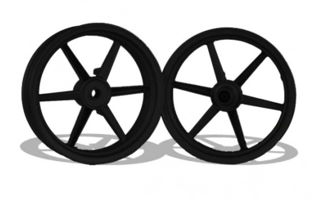 Second image of YAMAHA AEROX ACCESSORIES INDIA YAMAHA AEROX ALLOY WHEEL SET STARMAX