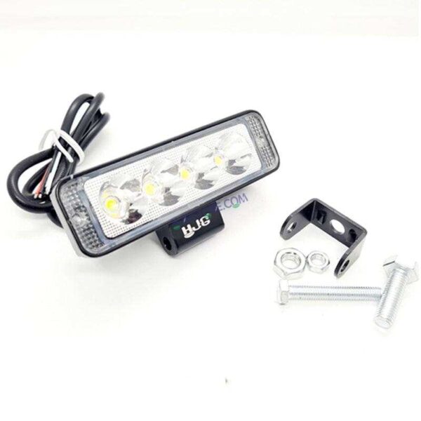 Second image of HJG 4 LED Fog Light for Bikes and Cars High Power, Heavy clamp and Strong aluminum. (4 LED Fog Single)