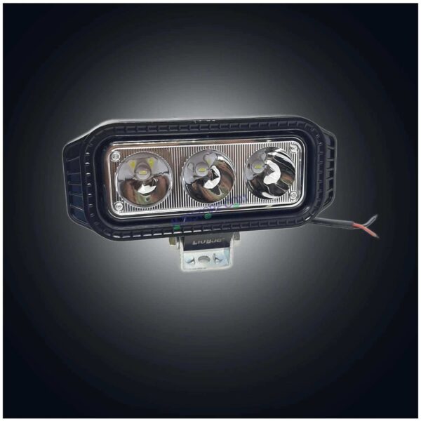 Second image of HJG 3 LED Heavy New Model 40W Fog Light Waterproof CREE LED Fog Light with 3 Mode Function High Beam/Low Beam & Flashing for Bike/Motorcycle and Cars (40W, Black, 1 PC)