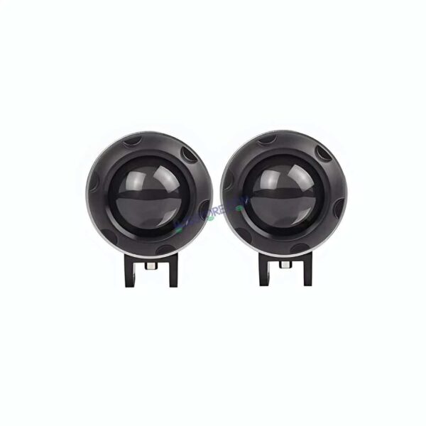 HJG 123 Single Lens 120W Foglight New Model with Power Adaptor Foglight Ultra Wide Dual Intensity LED Driving Fog Lights White/Yellow (2*60W = 120W Total) Universal For All Cars & Bikes