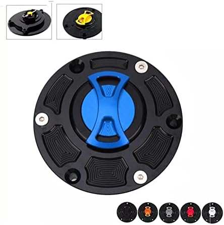 Second image of Motorcycle fuel cap For BMW G310GS G310R G310 GS R 310GS 310R Motorcycle CNC Fuel Tank Cap Gas Oil Tank Cover Petrol Cover (Color blue)
