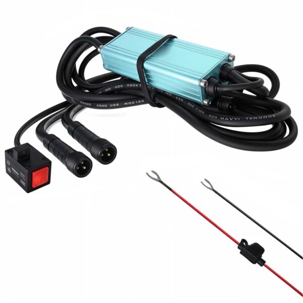 HJG Wiring Harness Kit with Flash Mode and Canbus - Foglight Wiring Harness Kit (2 Colour, 3 Wire with Flashing Mode, Genuine HJG)