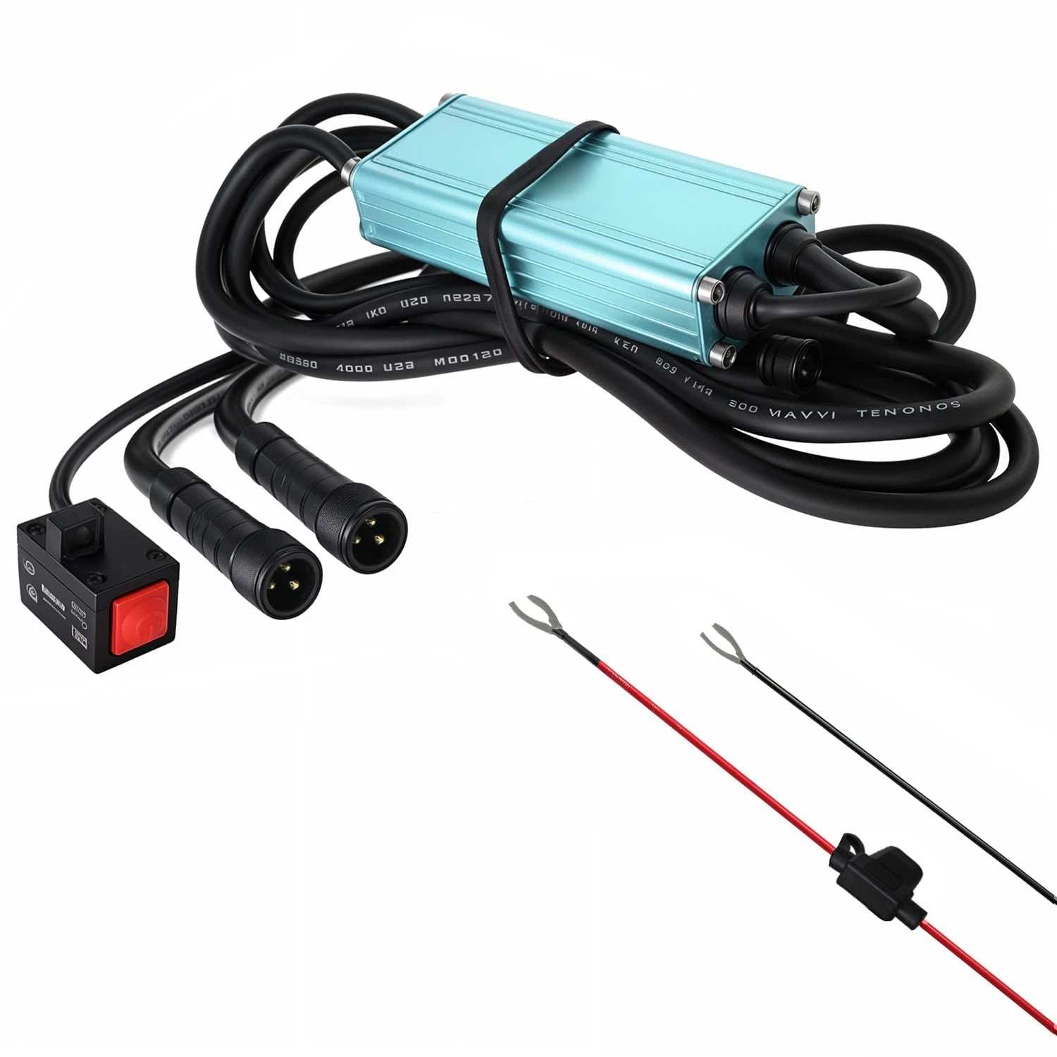 HJG Wiring Harness Kit with Flash Mode and Canbus - Foglight Wiring Harness Kit (2 Colour, 3 Wire with Flashing Mode, Genuine HJG)