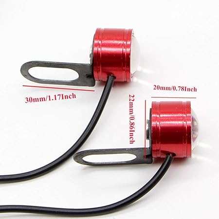 Second image of Bike LED Blinker Flash Handle Light Red Universal