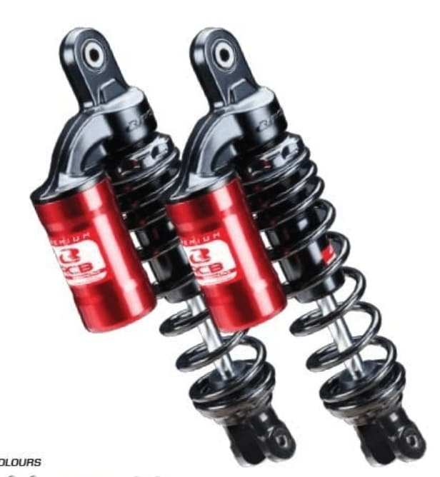 Second image of RCB MB2 SERIES SUSPENSION REAR SHOCK ABSORBER BLACK RED 01A0180BSHARE