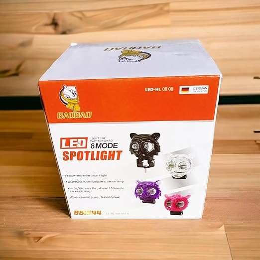 Second image of Baobao BB1503 LED 3 Mode Spotlight (OWL SHAPE) (PACK OF 1)