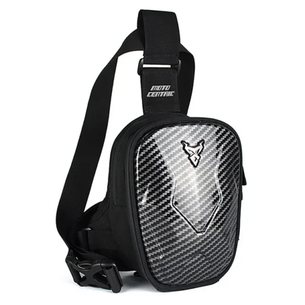 MOTO CENTRIC Thigh Bag Waist Drop Leg Bag Expandable Fanny Pack Carbon Fiber