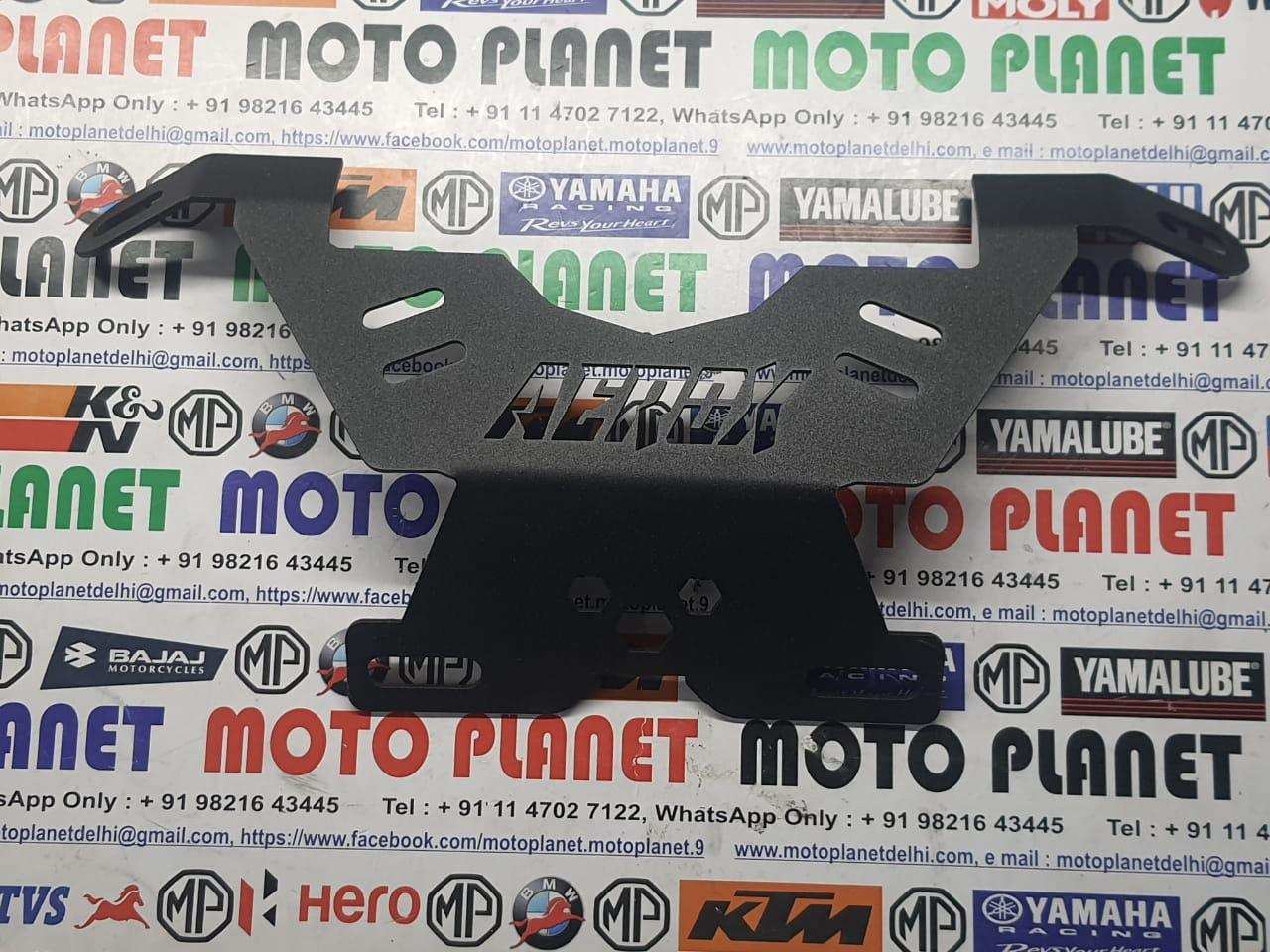 Second image of YAMAHA AEROX ACCESSORIES INDIA YAMAHA AEROX FRONT NUMBER PLATE BRACKET FANCY TYPE
