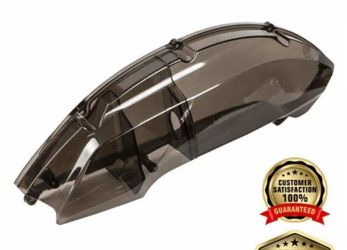 Second image of YAMAHA AEROX ACCESSORIES INDIA YAMAHA AEROX AIR FILTER COVER NEMO CLEAR / SMOKE & CARBON