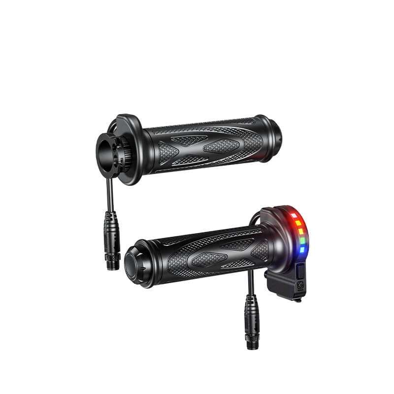 Kewig Motorcycle Heated Hand Grips 22mm Universal Motorcycle handlebar Hot Grip 12V to 16V Electric Hand Grips (FR-2) – Black