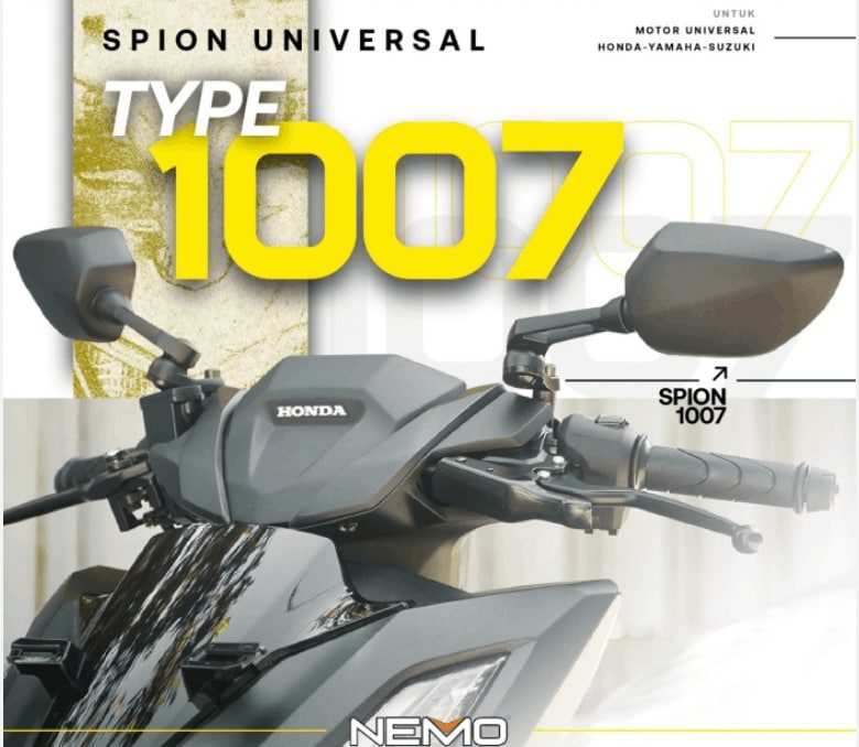 Second image of YAMAHA AEROX ACCESSORIES INDIA YAMAHA AEROX REAR VIEW MIRROROR SET