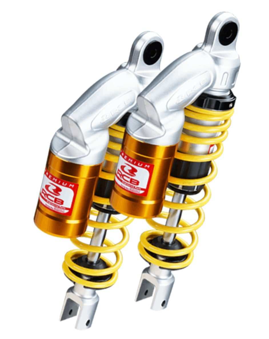 RCB VE SERIES SUSPENSION REAR SHOCK ABSORBER FOR AEROX YELLOW GOLD 01A0171Y