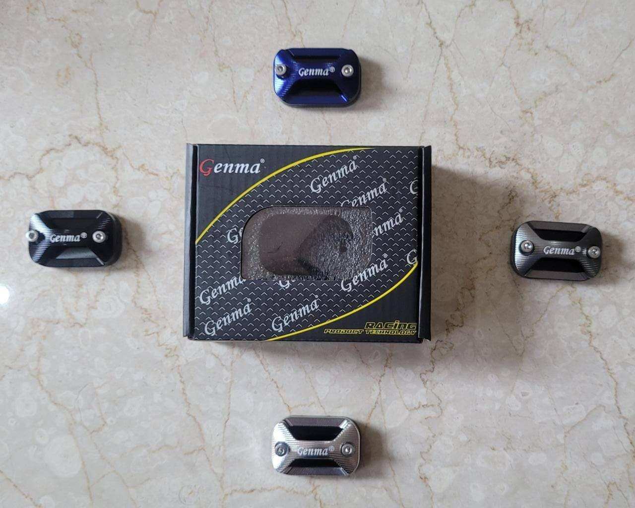 Second image of YAMAHA AEROX ACCESSORIES INDIA YAMAHA AEROX FRONT MASTER CYLINDER CAP GENMA