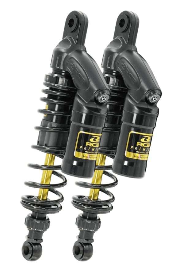RCB VD SERIES SUSPENSION REAR SHOCK ABSORBER FOR AEROX BLACK GOLDEN 01A0164Z