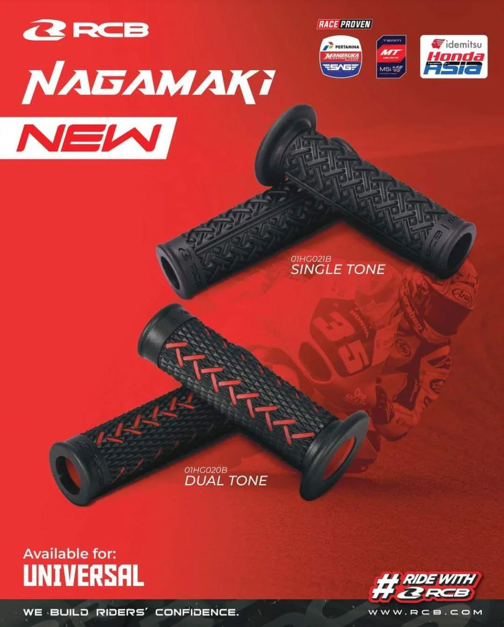 RCB Grip Set Nagamaki Black – 01HG021B