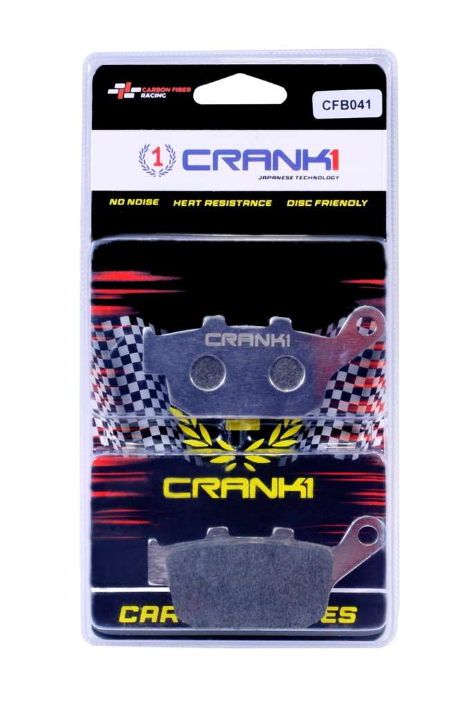 CARBON BRAKE PADS REAR Triumph Tiger 800 XR & XRX (2015-2017) -CFB041– CRANK1