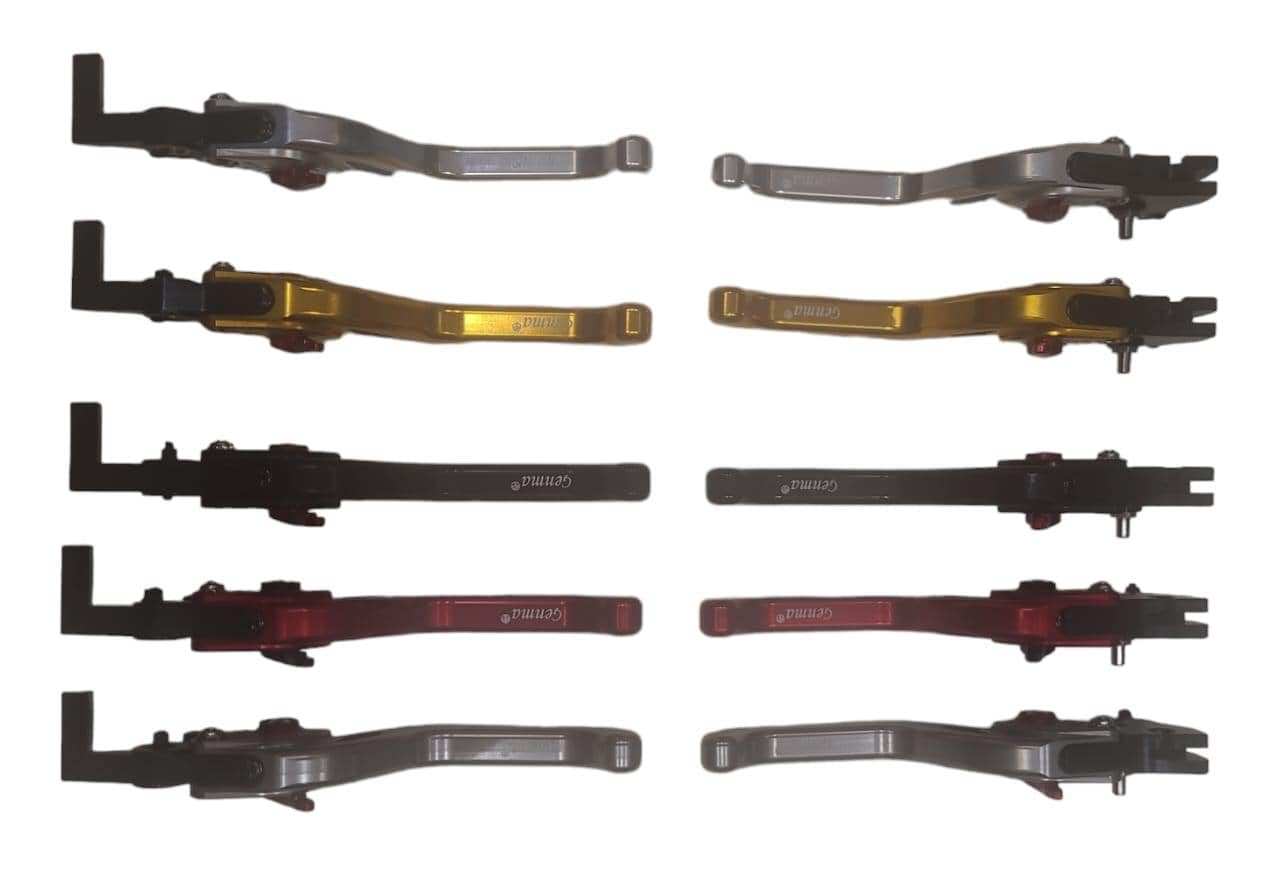 Second image of YAMAHA AEROX ACCESSORIES INDIA YAMAHA AEROX CNC LEVER WITH SMART BRAKE FUNCTION ( ORANGE )