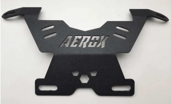 YAMAHA AEROX ACCESSORIES INDIA YAMAHA AEROX FRONT NUMBER PLATE BRACKET FANCY TYPE