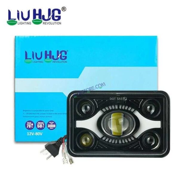HJG DOT Approved High Beam LED Headlamp High Brightness 4x6 Inch Rectangular LED Headlight 231214 HJG