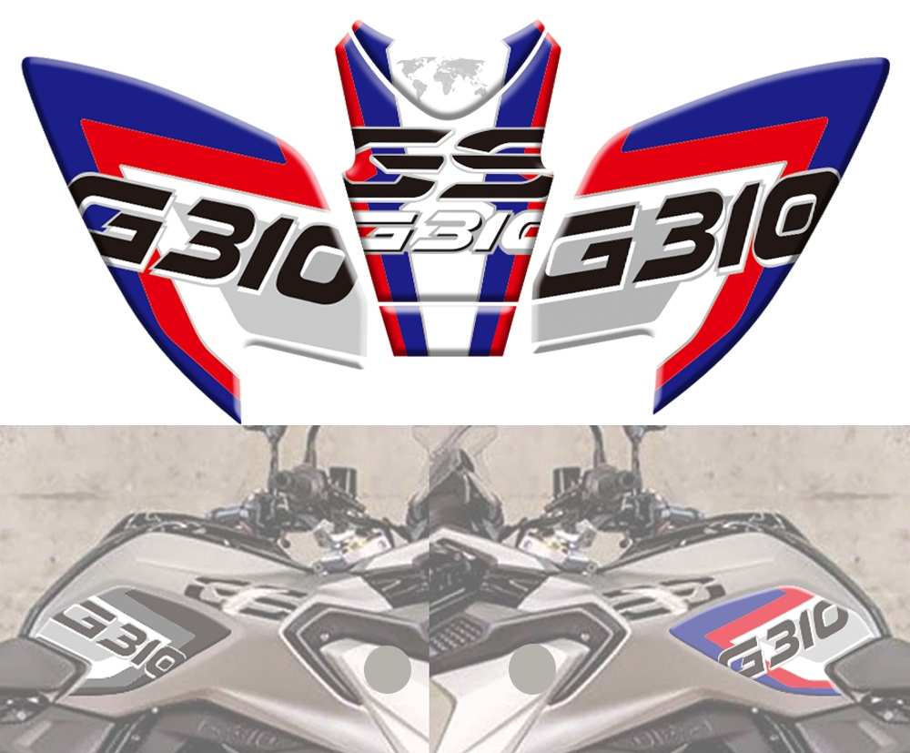 BMW G310GS G 310GS G 310 GS 2018-2019 3D Тank Pad