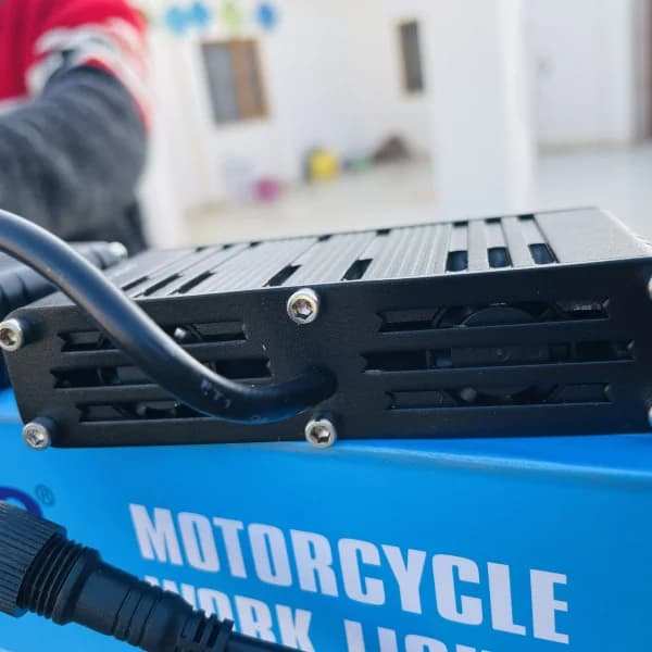 Second image of LIU HJG Dual Colour 3 Lens Fog Lights with Devil Eye