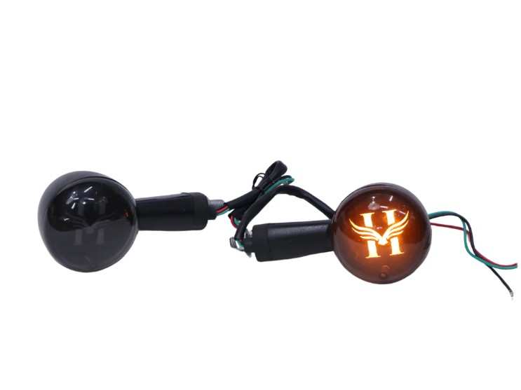 Second image of LED Indicator for Royal Enfield Hunter,BOSS STYLE ,RE BORN, HUNTER, Meteor 350, Shotgun 650, Meteor 650 | Set of 4