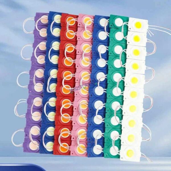 HJG Round Blue Underglow PATCH LIGHTS (Front/Rear , Bike Body Lights) - PACK OF 4 - IP65 WATERPROOF DUSTPROOF SHOCKPROOF - Universal Decorative Light for all Motorbike, Car, Trucks LED (12V, 1.5 W) (Universal, Pack of 4, Blue)