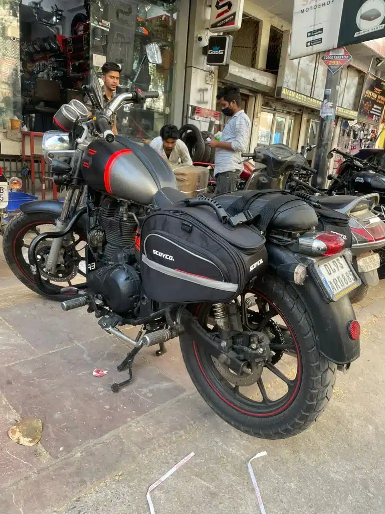 Second image of Scoyco Saddle Bag ( 70 Litres ) Pair Fit In All Bikes / With Rain Cover