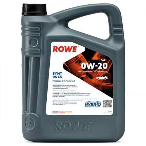 Rowe Engine Oils Hightec Synt RS C5 SAE 0W-20 (5 Lit) – 20379-0050-99