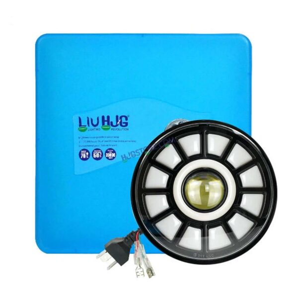 HJG 7 Inch Chakri Multi Color LED Headlight Chakra Headlight Assembly for Thar Royal Enfield | 75-120W CREE/Osram LED Chip Multi color Compatible with Royal Enfield, Jeep, Thar, Gypsy