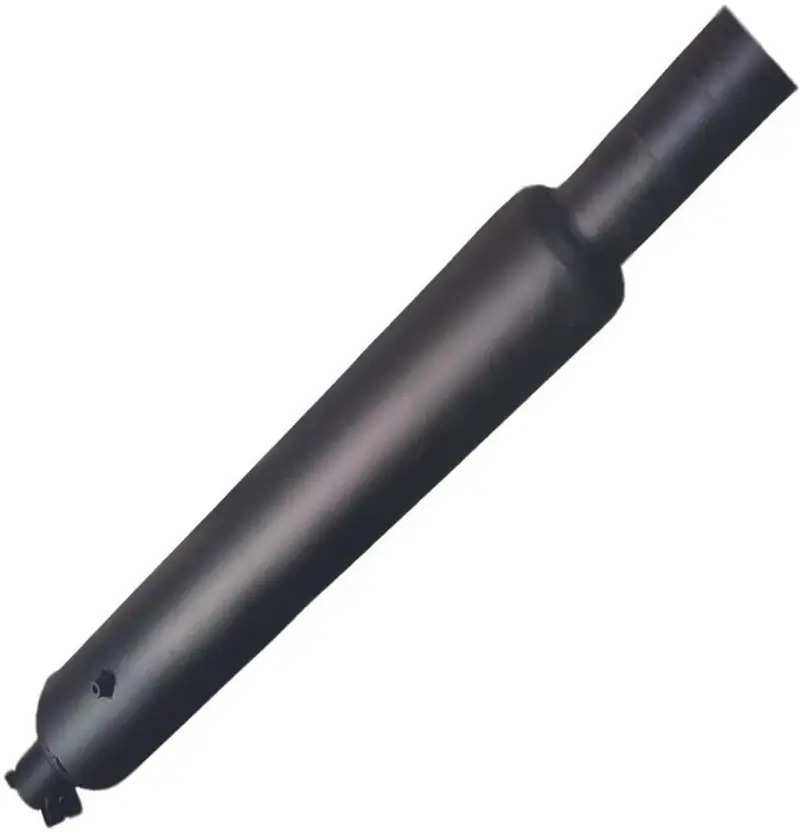 Long silancer Punjab Empty Black Exhaust Royal Enfield Classic Full Exhaust System (Mild Steel)