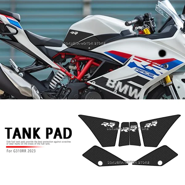 BMW G310RR G 310 RR 2023 Motorcycle Accessories Anti Slip Fuel Tank Sticker Protection Sticker
