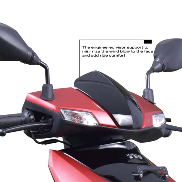 Second image of TVS Ntorq 125 Long Visor