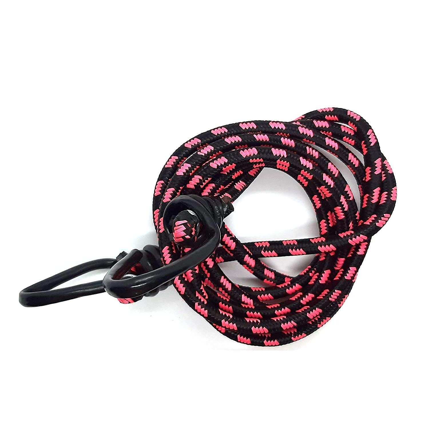 Heavy Duty Bungee Cord with Hooks Elastic Rope for Bike Luggage Tying Luggage Strap Elastic Rope Multicolor 1 Pcs