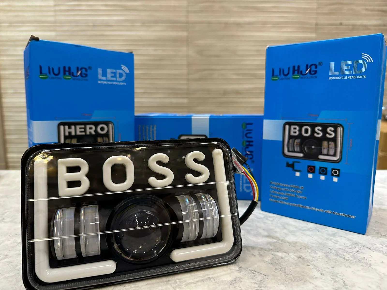 HJG BOSS LED HEAD LIGHT FOR SPLENDOR