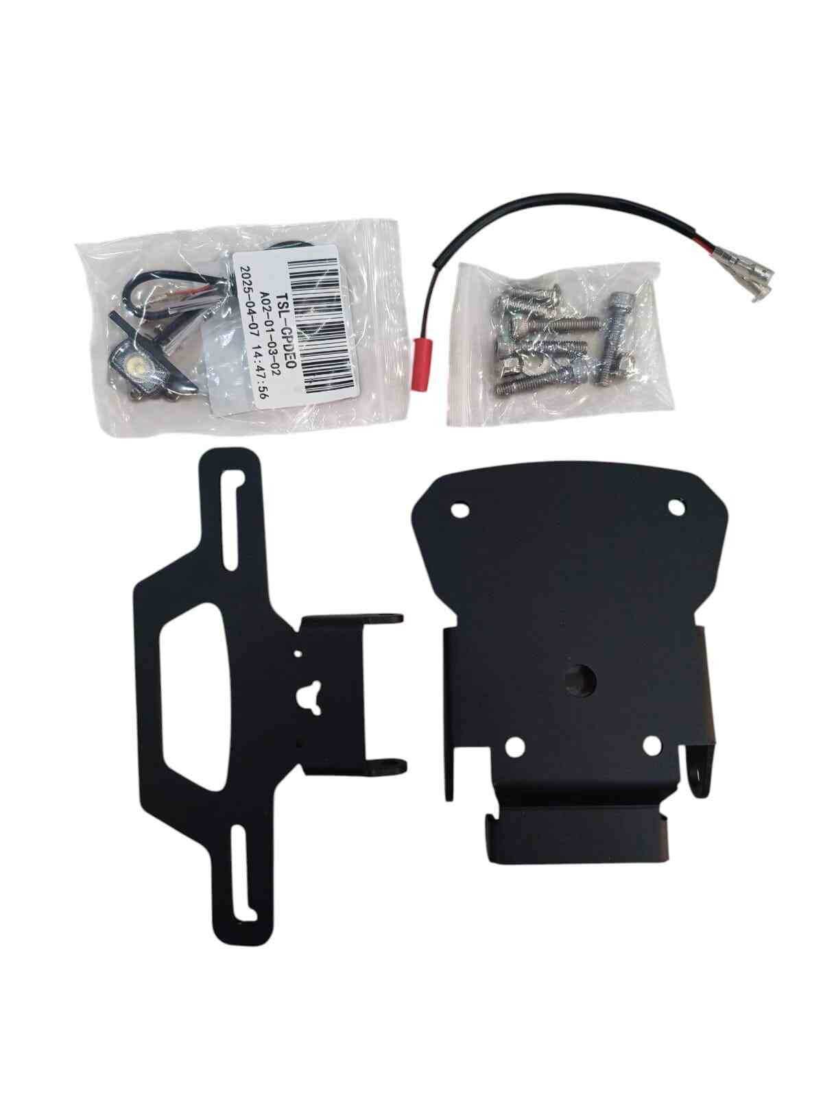 Second image of TRIUMPH ACCESSORIES INDIA TRIUMPH SPEED / SCRAMBLER 400 TAIL TIDY ADJUSTABLE FOLDABLEWITH PARKING LIGHT