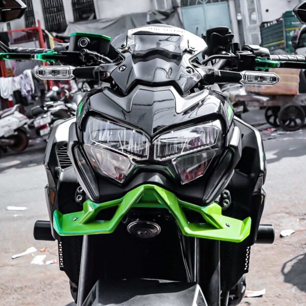 Winglet For Kawasaki Z900 Model 2020 To 2022 Motorcycle Naked Front Spoiler Winglet Aerodynamic