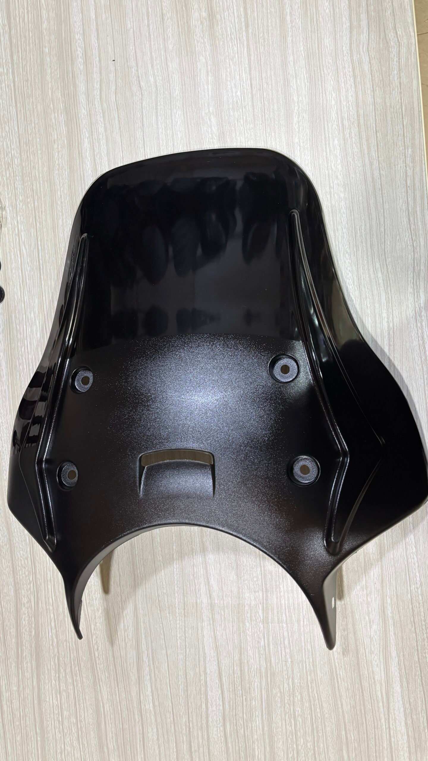 FLEXO PREMIUM WINDSHIELD(BLACK/TRANSPARENT)