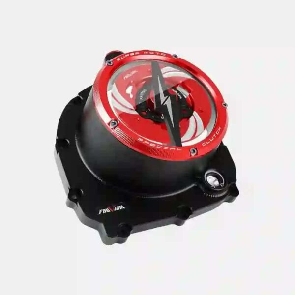 Second image of CNC Racing Clear Clutch Cover & Spring Retainer R For Kawasaki Z900RS 2018-21