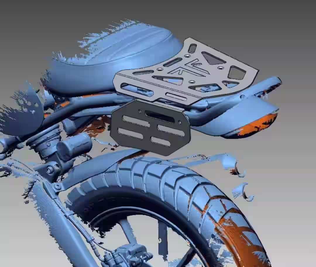 TRIUMPH ACCESSORIES INDIA TRIUMPH SPEED / SCRAMBLER 400 REAR LUGGAGE RACK WITH SADDLE STAY