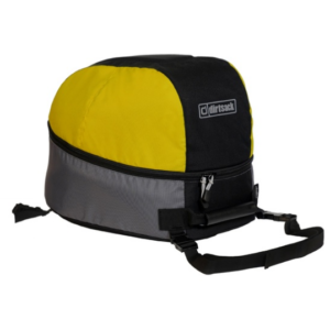 Helmet Bag (Yellow & Black)- For Off-Road & Dual Sport Helmets With Peaks