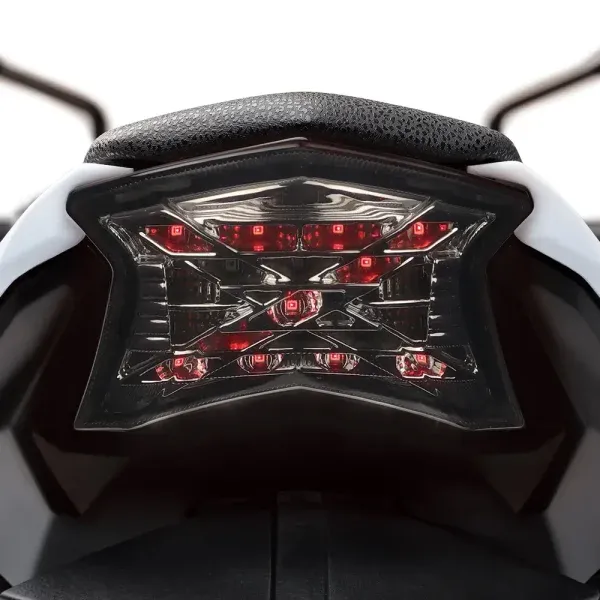 Second image of Smoked LED Integrated Tail Light For Kawasaki Z900 Z650 Ninja 650